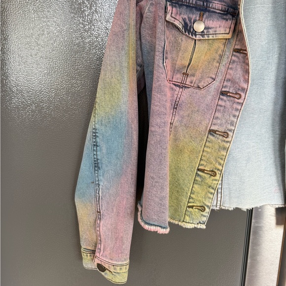NWT Kut from the Cloth tie-dyed denim jean jacket - Picture 4 of 5
